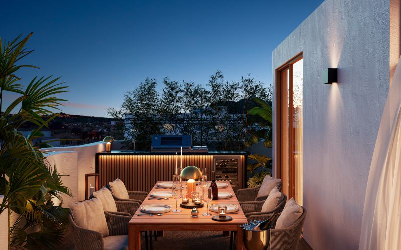 EXCLUSIVO ÁTICO CON PISCINA PRIVADA CON VISTAS AL MAR EN PLAYA D´EN BOSSA